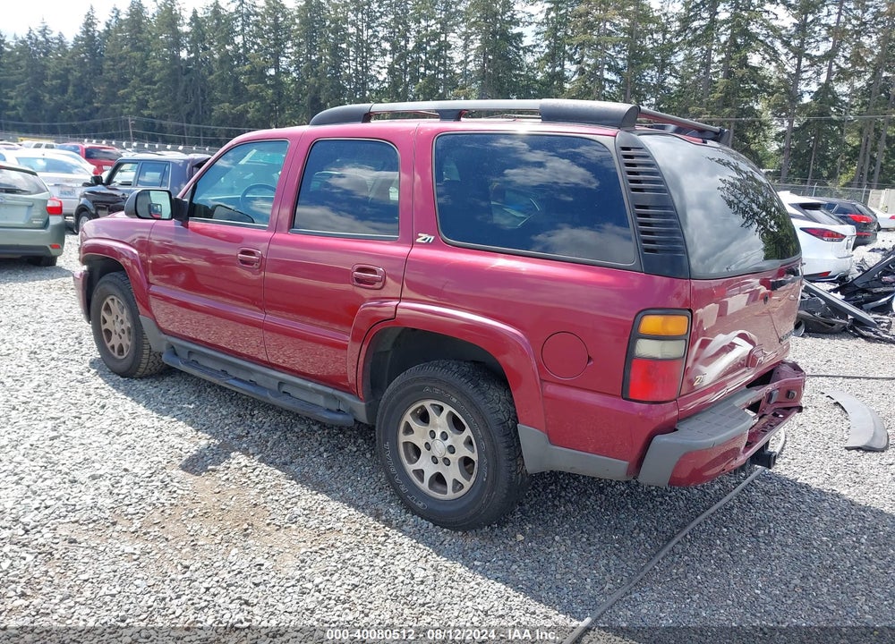 2004 CHEVROLET TAHOE VIN: 1GNEK13Z94R227843