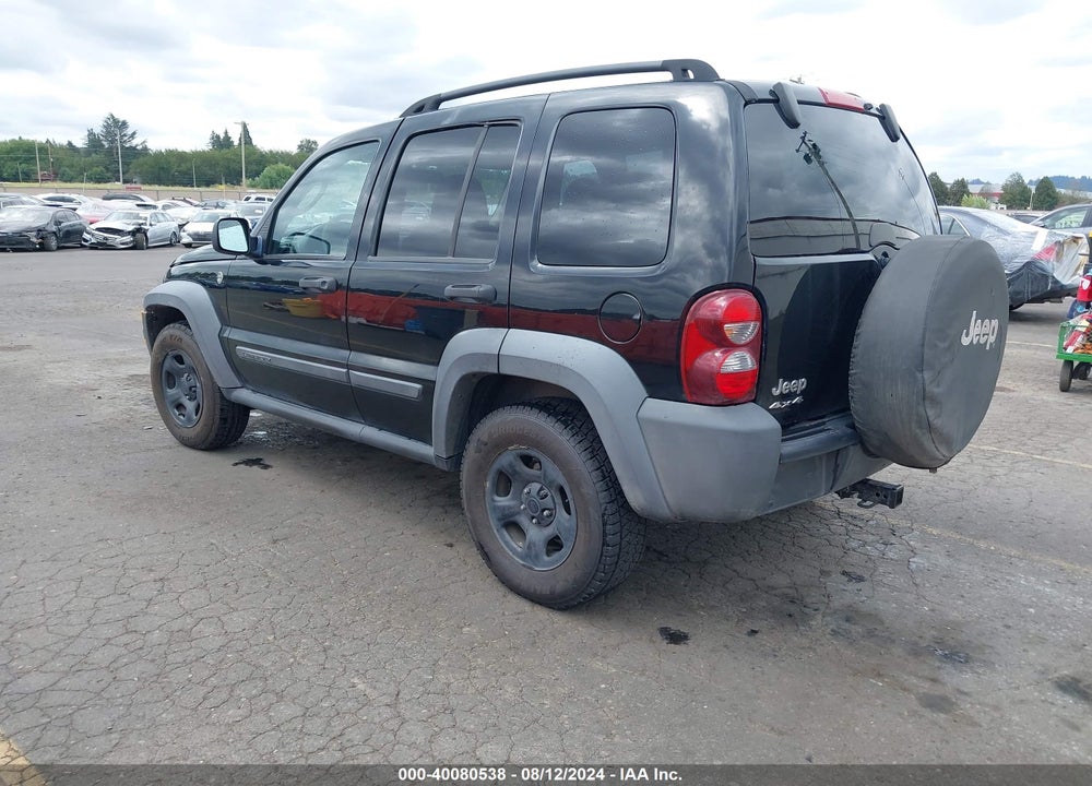 2007 JEEP LIBERTY SPORT VIN: 1J4GL48K47W529634