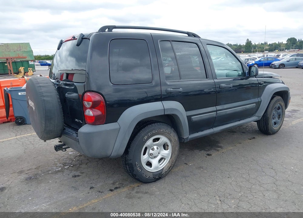 2007 JEEP LIBERTY SPORT VIN: 1J4GL48K47W529634