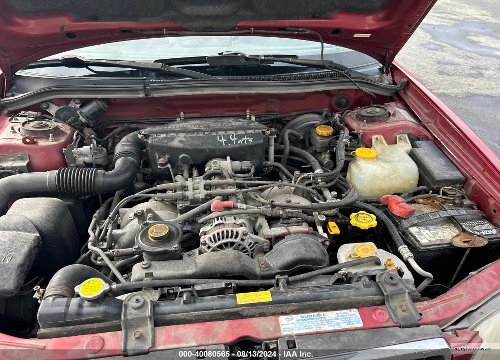 2002 SUBARU FORESTER S VIN: JF1SF65592H709289