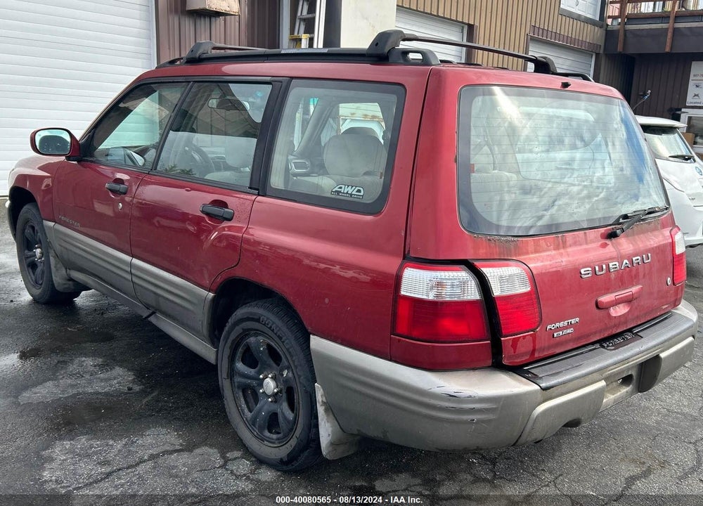 2002 SUBARU FORESTER S VIN: JF1SF65592H709289