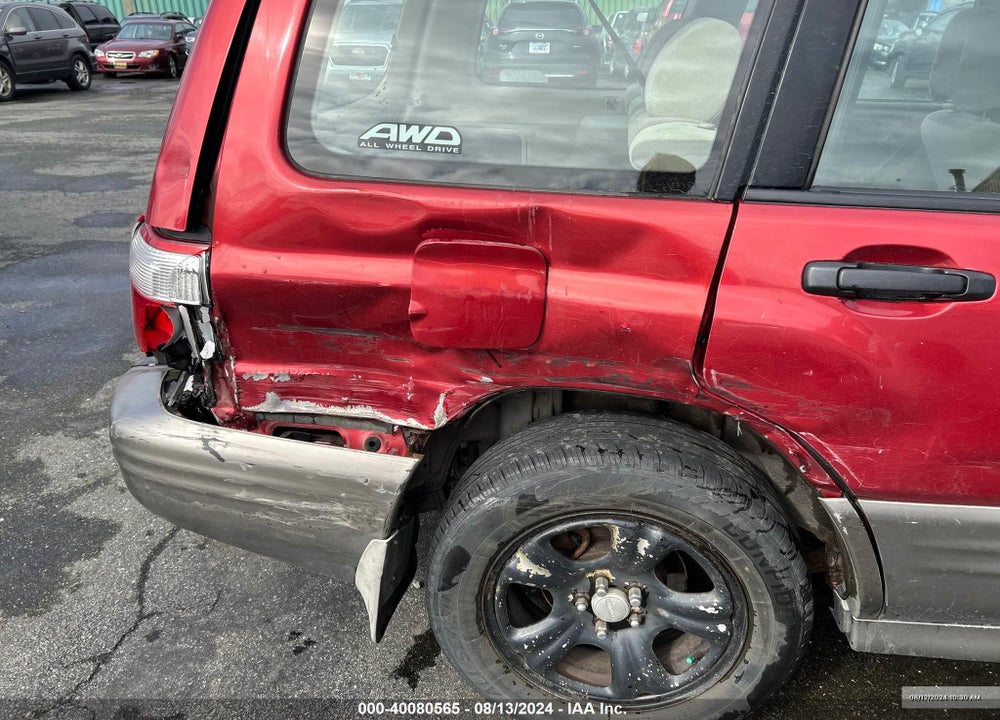 2002 SUBARU FORESTER S VIN: JF1SF65592H709289