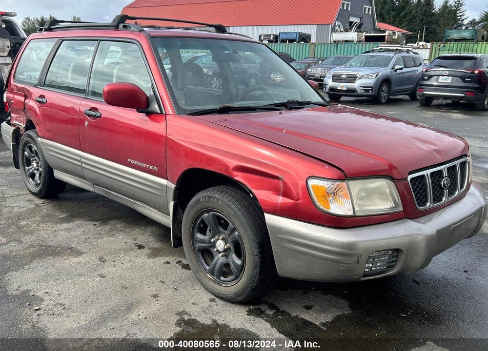2002 SUBARU FORESTER S VIN: JF1SF65592H709289