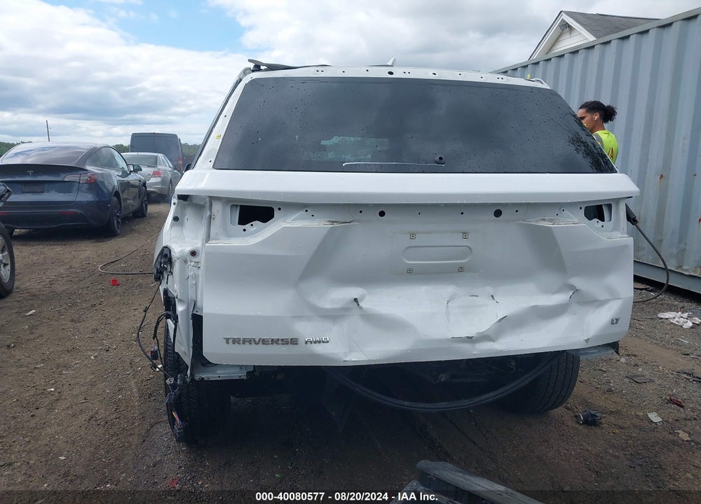 2022 CHEVROLET TRAVERSE AWD LT CLOTH VIN: 1GNEVGKW9NJ117084