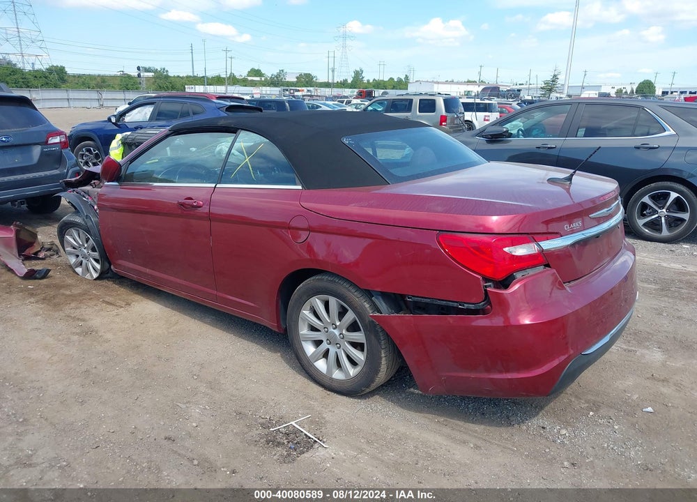 2012 CHRYSLER 200 TOURING VIN: 1C3BCBEB6CN215626