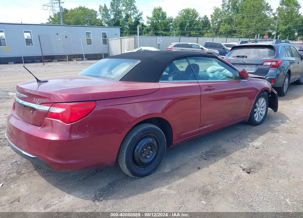 2012 CHRYSLER 200 TOURING VIN: 1C3BCBEB6CN215626