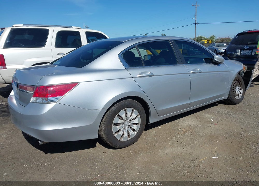 2012 HONDA ACCORD 2.4 LX VIN: 1HGCP2F32CA163870