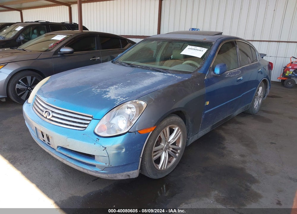 2003 INFINITI G35 LUXURY LEATHER VIN: JNKCV51E73M309398
