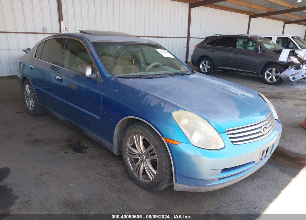 2003 INFINITI G35 LUXURY LEATHER VIN: JNKCV51E73M309398