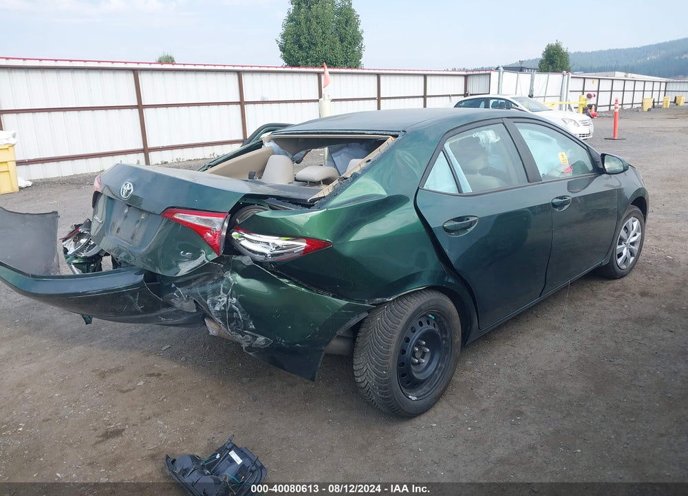 2015 TOYOTA COROLLA LE VIN: 2T1BURHE9FC233438