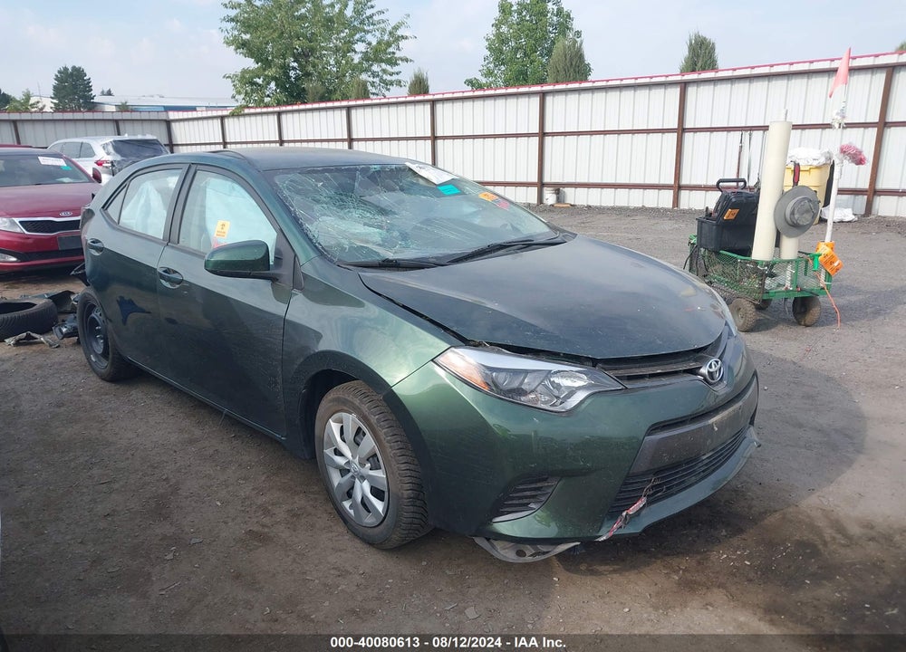 2015 TOYOTA COROLLA LE VIN: 2T1BURHE9FC233438