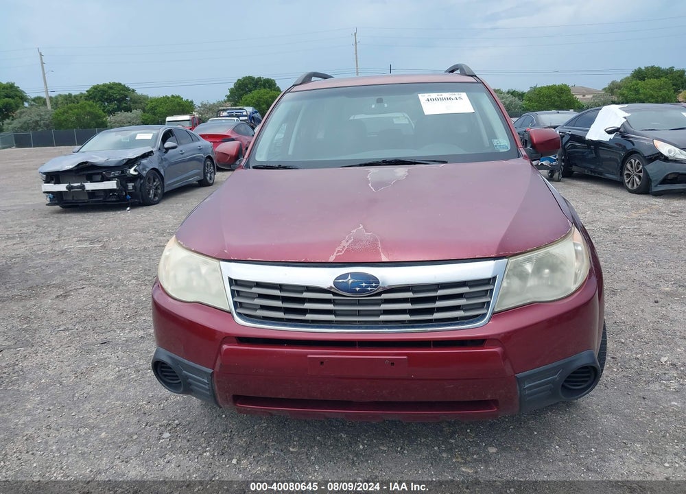 2009 SUBARU FORESTER 2.5X VIN: JF2SH63659H755357