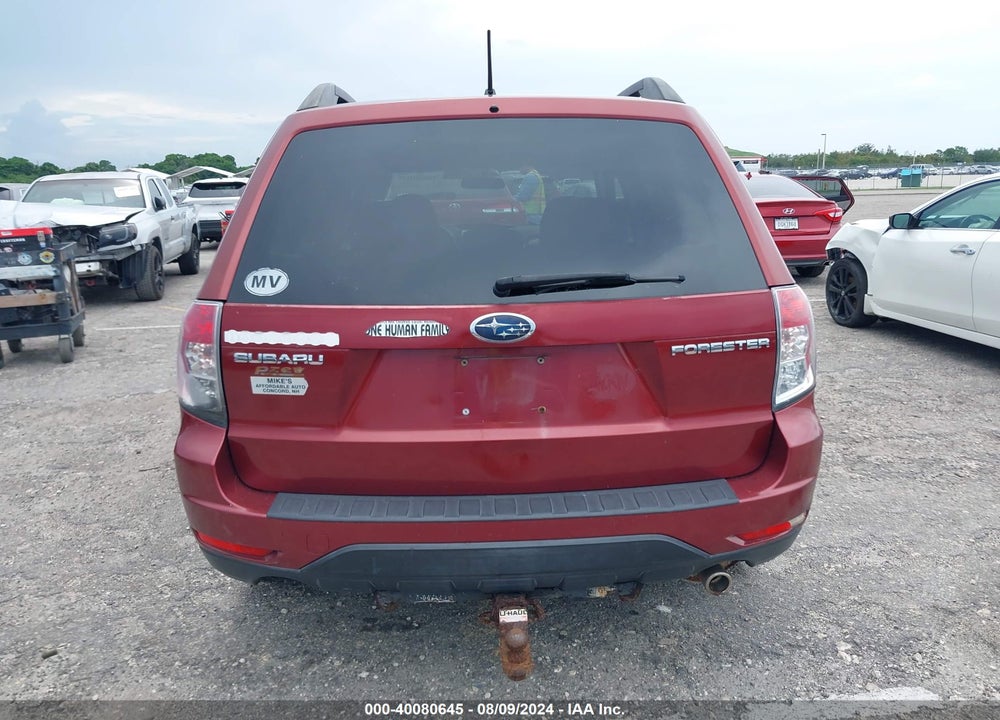 2009 SUBARU FORESTER 2.5X VIN: JF2SH63659H755357