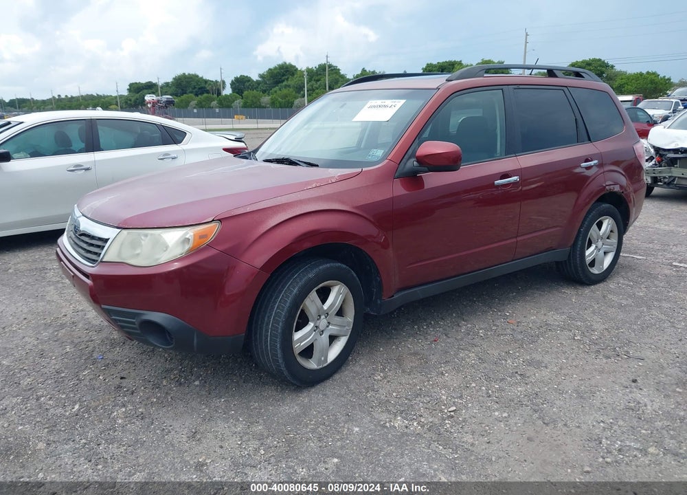 2009 SUBARU FORESTER 2.5X VIN: JF2SH63659H755357