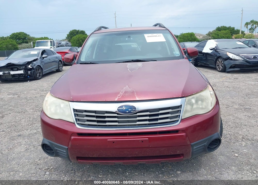 2009 SUBARU FORESTER 2.5X VIN: JF2SH63659H755357
