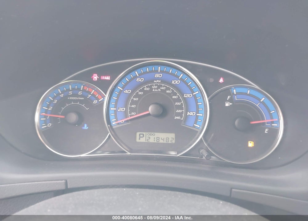2009 SUBARU FORESTER 2.5X VIN: JF2SH63659H755357