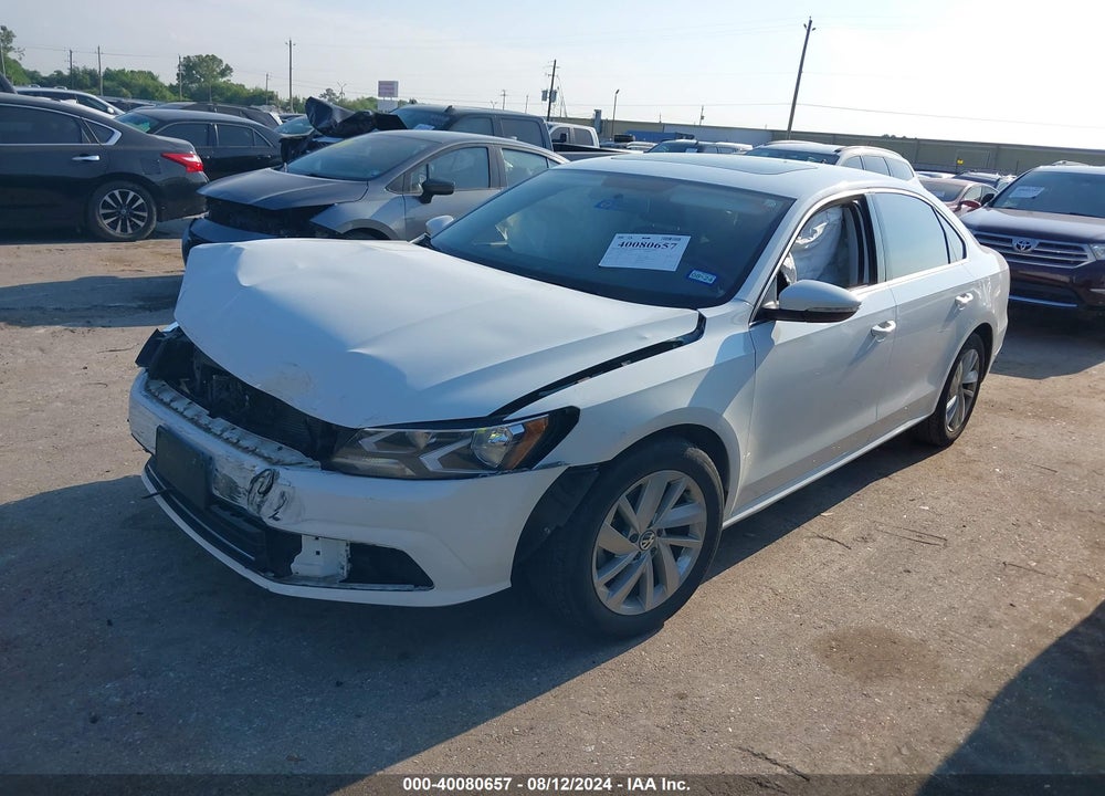 2018 VOLKSWAGEN PASSAT 2.0T SE VIN: 1VWBA7A35JC014612