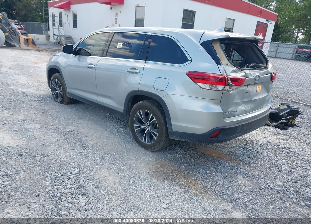 2019 TOYOTA HIGHLANDER LE PLUS VIN: 5TDZZRFH7KS365578