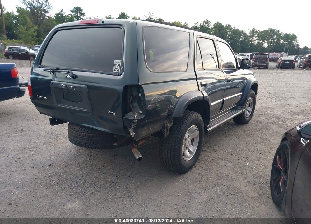 1998 TOYOTA 4RUNNER SR5 V6 LIMITED VIN: JT3HN87R5W0192259