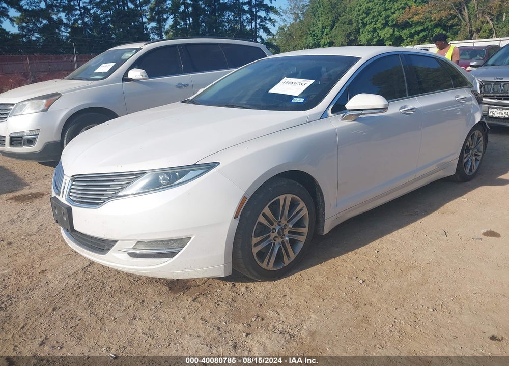 2014 LINCOLN MKZ VIN: 3LN6L2G9XER810482