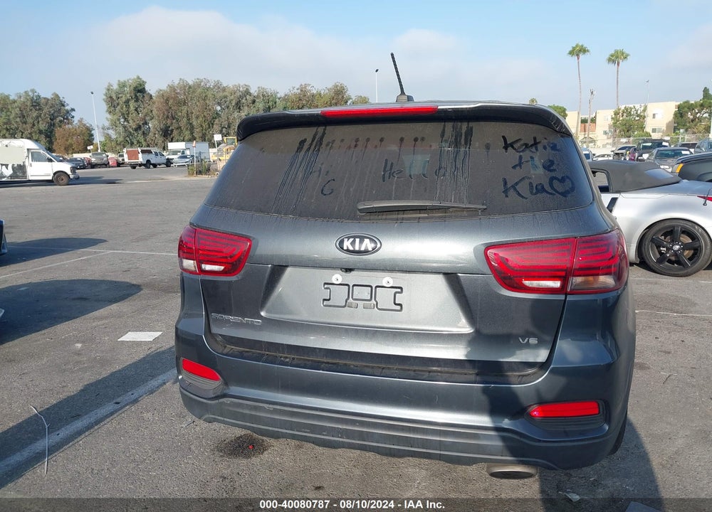 2020 KIA SORENTO 3.3L LX VIN: 5XYPG4A50LG619353