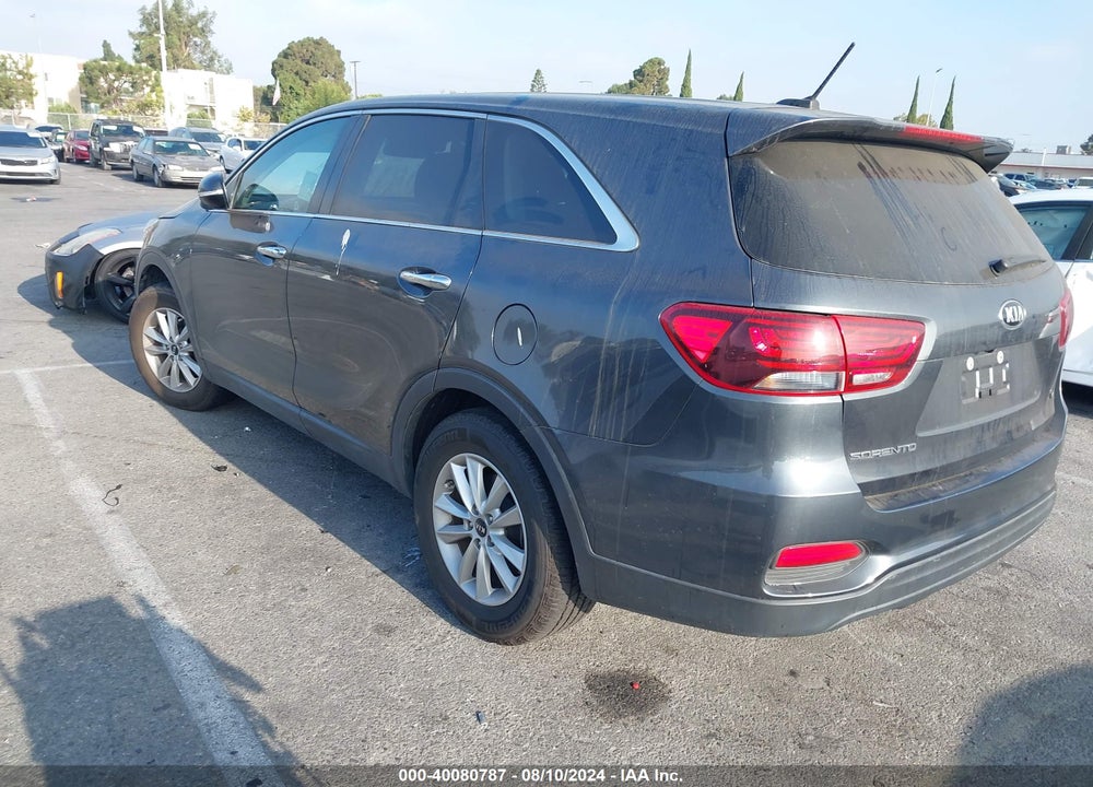 2020 KIA SORENTO 3.3L LX VIN: 5XYPG4A50LG619353