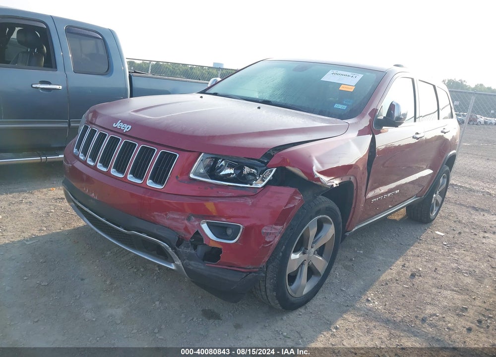2014 JEEP GRAND CHEROKEE LIMITED VIN: 1C4RJFBGXEC281201