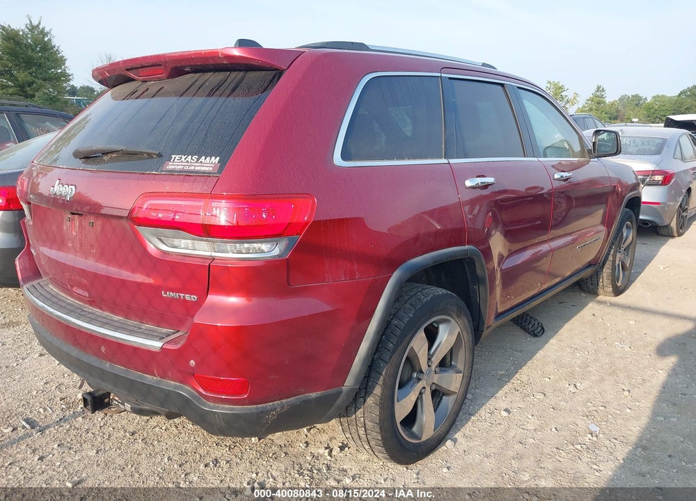 2014 JEEP GRAND CHEROKEE LIMITED VIN: 1C4RJFBGXEC281201