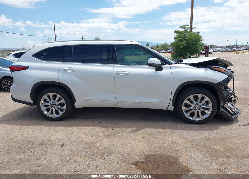 2022 TOYOTA HIGHLANDER HYBRID LIMITED VIN: 5TDYARAH3NS510386