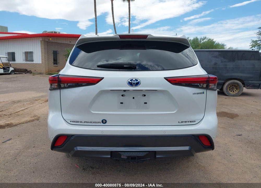 2022 TOYOTA HIGHLANDER HYBRID LIMITED VIN: 5TDYARAH3NS510386