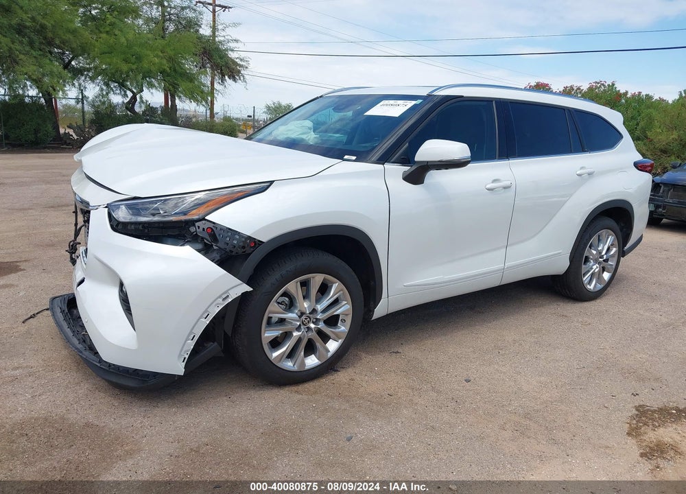 2022 TOYOTA HIGHLANDER HYBRID LIMITED VIN: 5TDYARAH3NS510386
