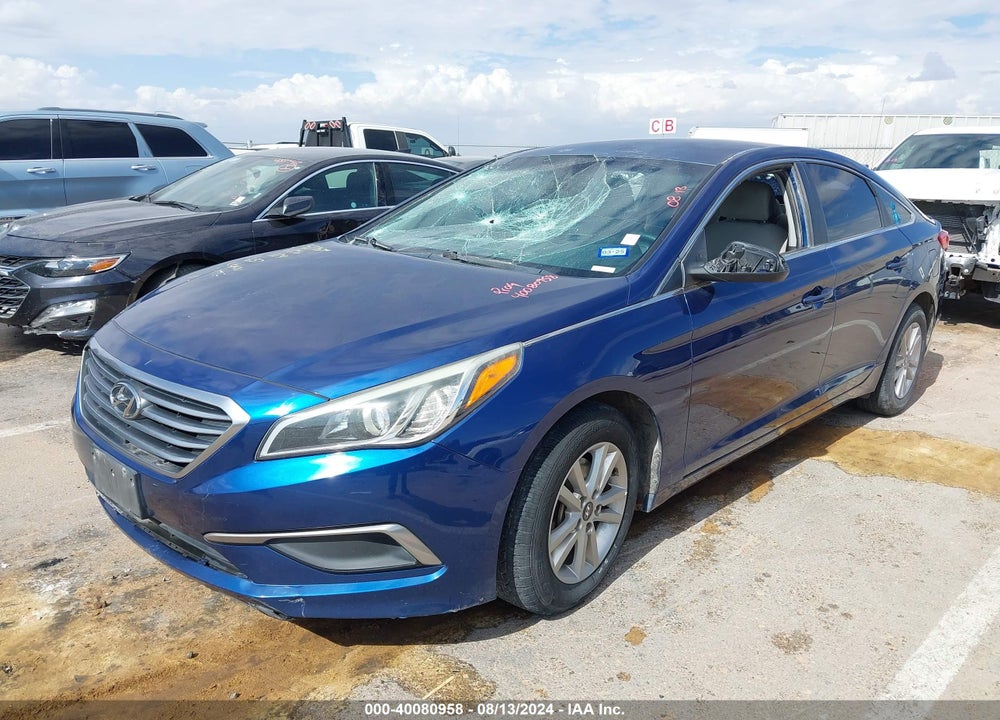 2016 HYUNDAI SONATA SE VIN: 5NPE24AF2GH333677