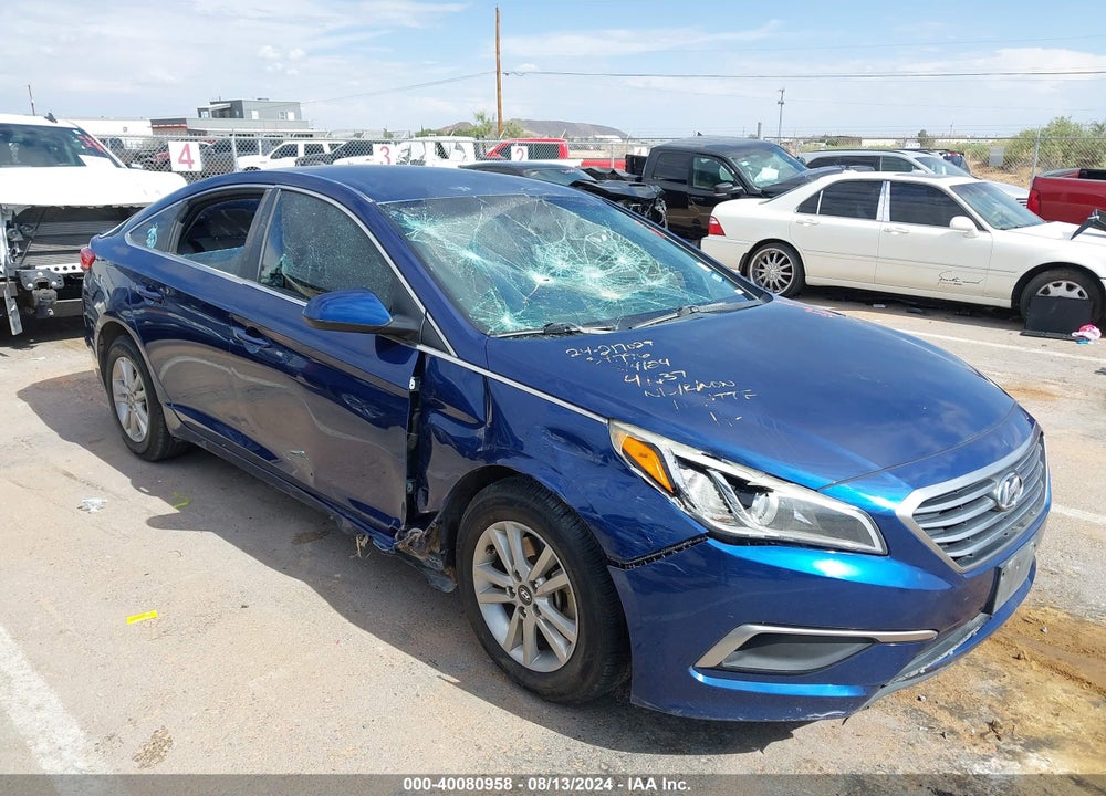 2016 HYUNDAI SONATA SE VIN: 5NPE24AF2GH333677