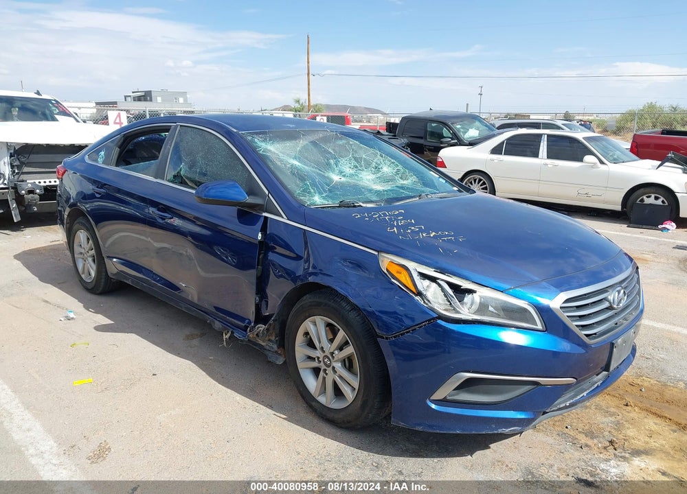 2016 HYUNDAI SONATA SE VIN: 5NPE24AF2GH333677