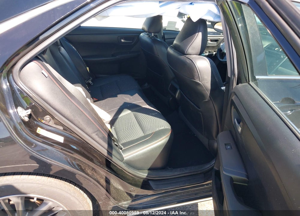 2015 TOYOTA CAMRY SE VIN: 4T1BF1FKXFU075856