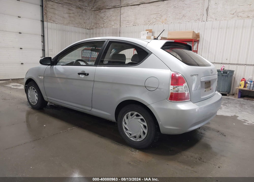 2007 HYUNDAI ACCENT GS VIN: KMHCM36C57U032140