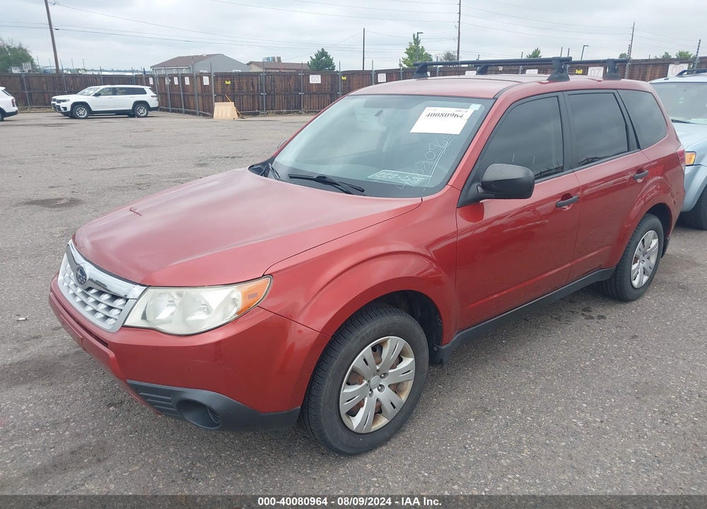2011 SUBARU FORESTER 2.5X VIN: JF2SHAAC9BH735954