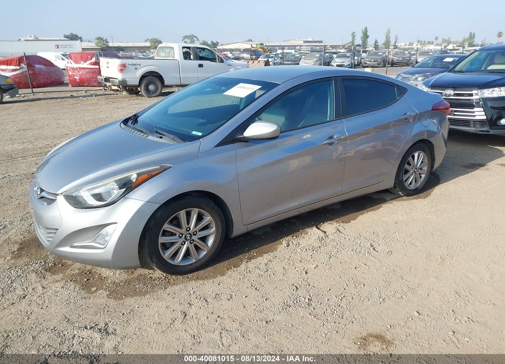 2015 HYUNDAI ELANTRA SE VIN: 5NPDH4AE6FH638602