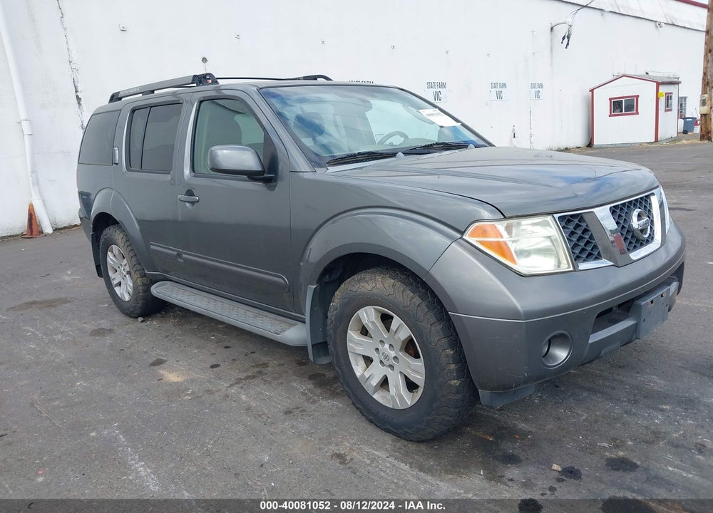 2005 NISSAN PATHFINDER LE VIN: 5N1AR18W45C704485
