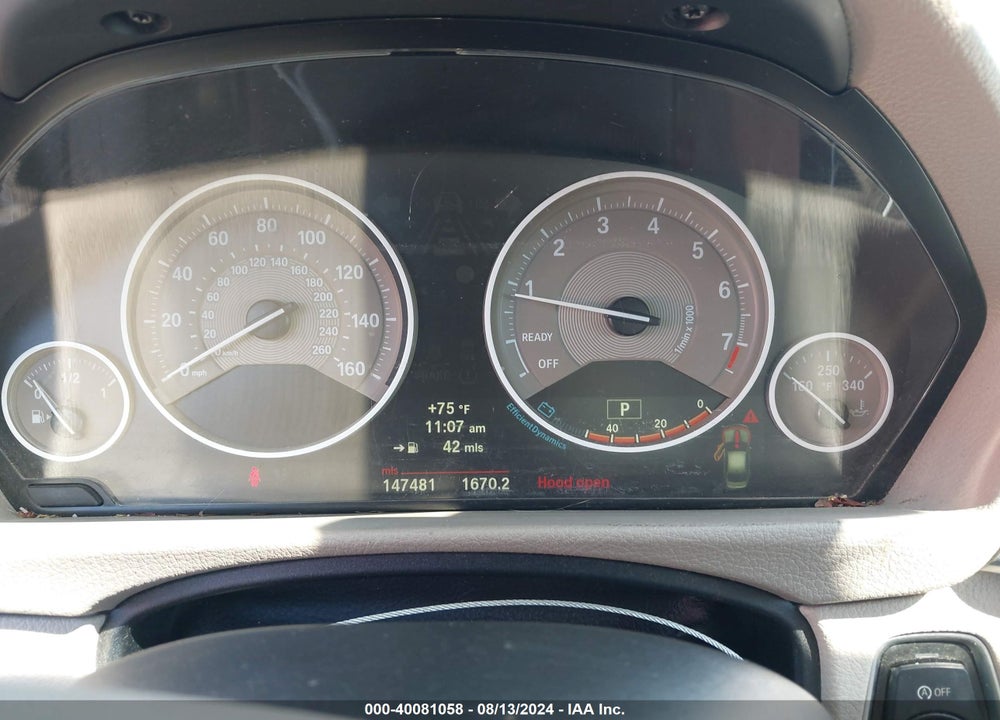 2012 BMW 328I VIN: WBA3A5C57CF256584