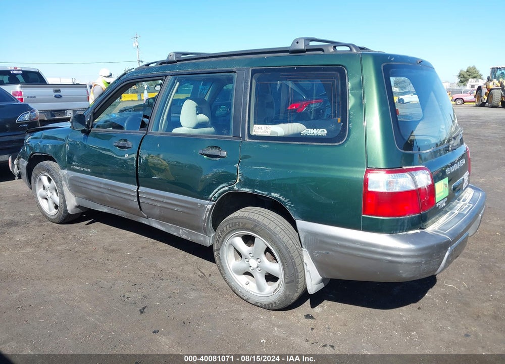 2002 SUBARU FORESTER S VIN: JF1SF65552H716384