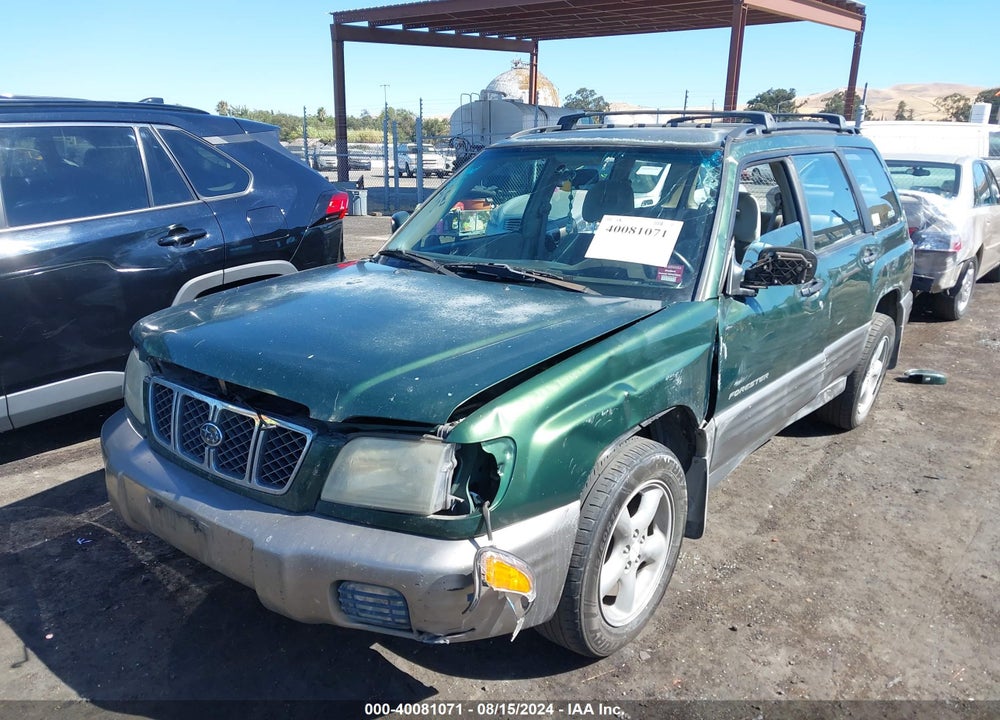 2002 SUBARU FORESTER S VIN: JF1SF65552H716384