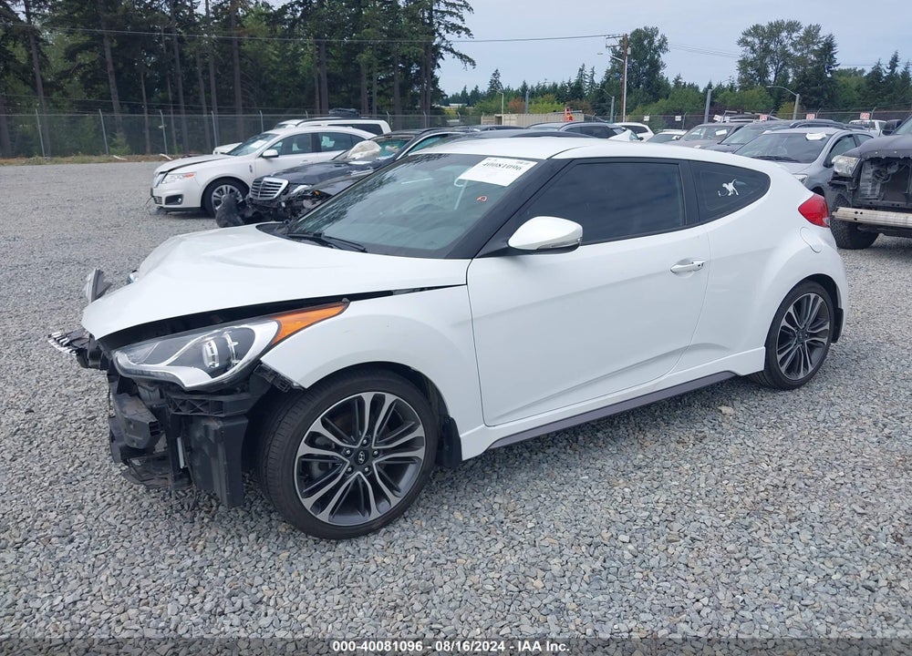 2016 HYUNDAI VELOSTER TURBO VIN: KMHTC6AE6GU251542