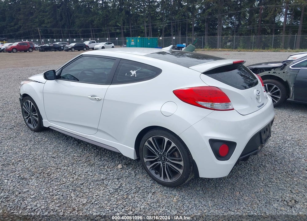 2016 HYUNDAI VELOSTER TURBO VIN: KMHTC6AE6GU251542