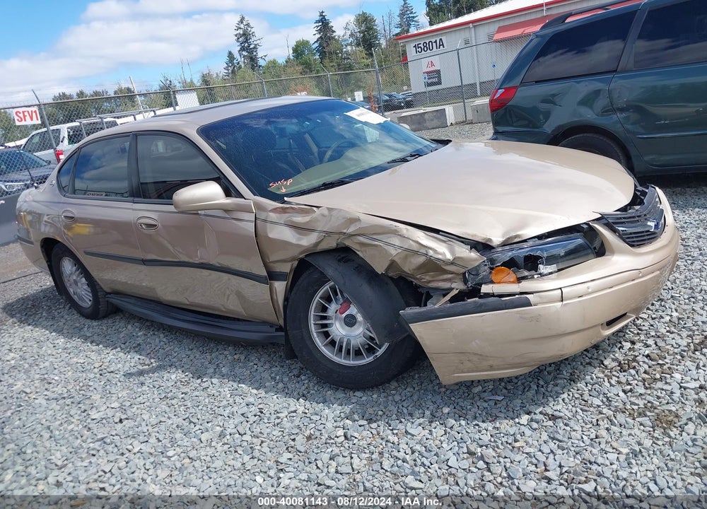 2000 CHEVROLET IMPALA VIN: 2G1WF55K4Y9166077