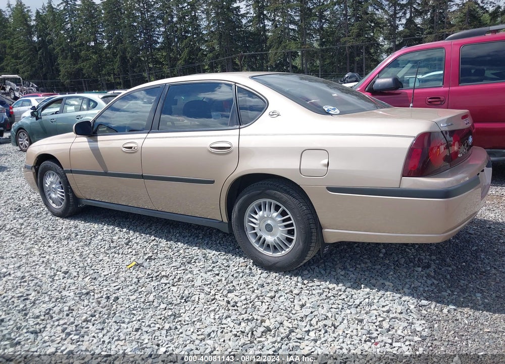 2000 CHEVROLET IMPALA VIN: 2G1WF55K4Y9166077