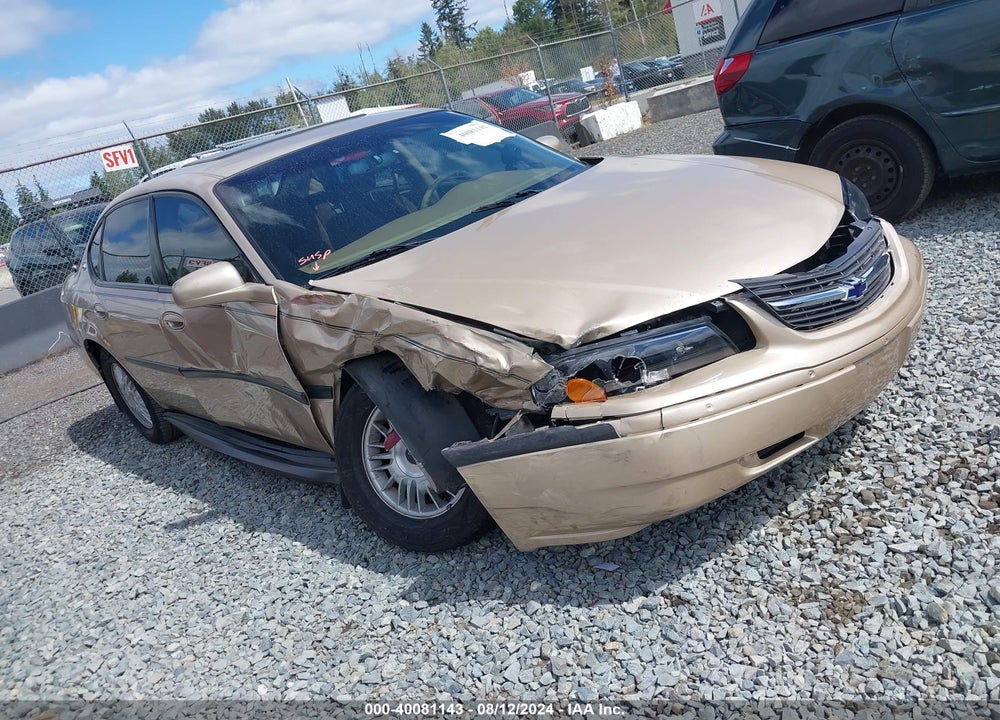 2000 CHEVROLET IMPALA VIN: 2G1WF55K4Y9166077