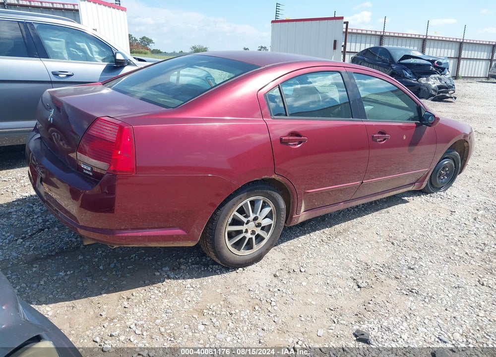 2004 MITSUBISHI GALANT LS VIN: 4A3AB46S24E136683