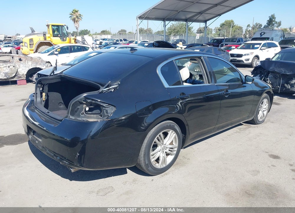 2011 INFINITI G25 VIN: JN1DV6AP4BM600021