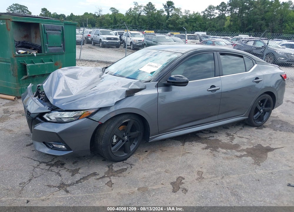 2022 NISSAN SENTRA SR XTRONIC CVT VIN: 3N1AB8DV1NY295385